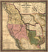 A New Map of Texas, Oregon and California 1846 by Relic Map Company