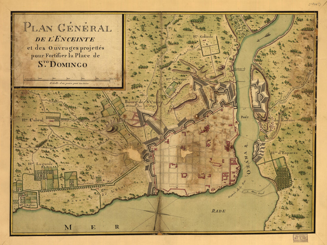 This old map of Plan Général De L&