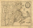 A New and Accurate Map of the Colony of Massachusets i.e. Massachusetts Bay, In North America, from a Late Survey. (New and Accurate Map of the Colony of Massachusets Bay, New and Accurate Map of the Colony of Massachusetts Bay) 1780 by Relic Map Company