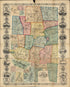 Map of Windham County, Connecticut in 1856 by Relic Map Company