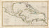 West Indies 1785 by Relic Map Company