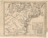 An Accurate Map of the English Colonies In North America, Bordering On the River Ohio 1754 by Relic Map Company