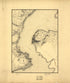 Topographic Map of West Point, Constitution Island, and Vicinity, New York 1842 by Relic Map Company