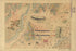 Manuscript Map of Mexican War Campaign In Mexico 1848 by Relic Map Company