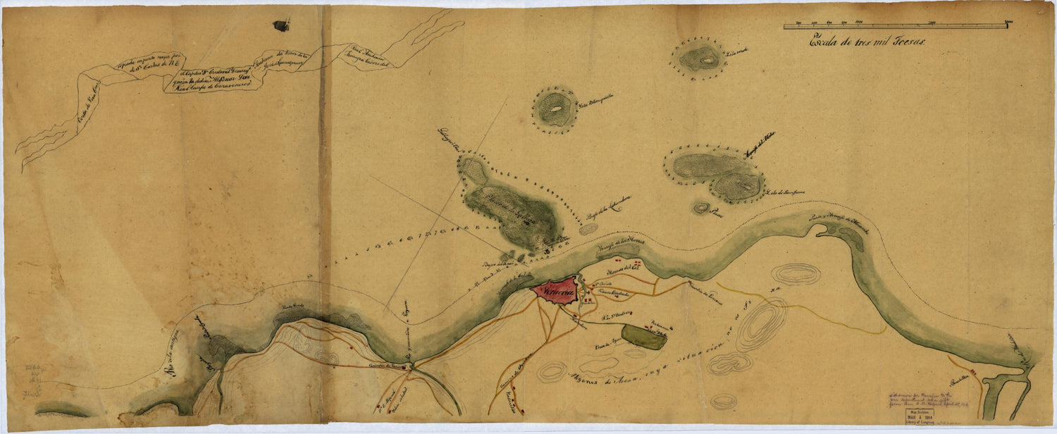 This old map of Costa De Vera Cruz from 1846 was created by Cristoval Dowing in 1846