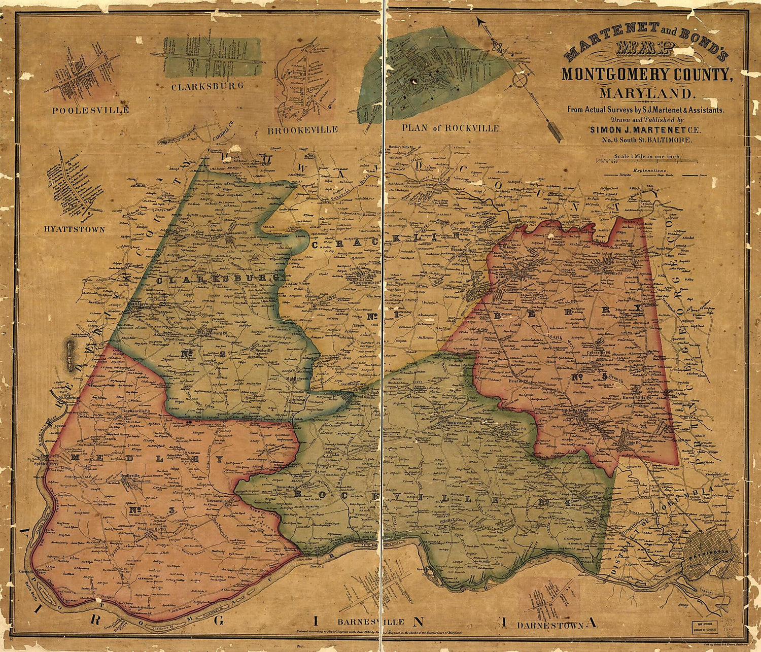 This old map of Martenet and Bond&