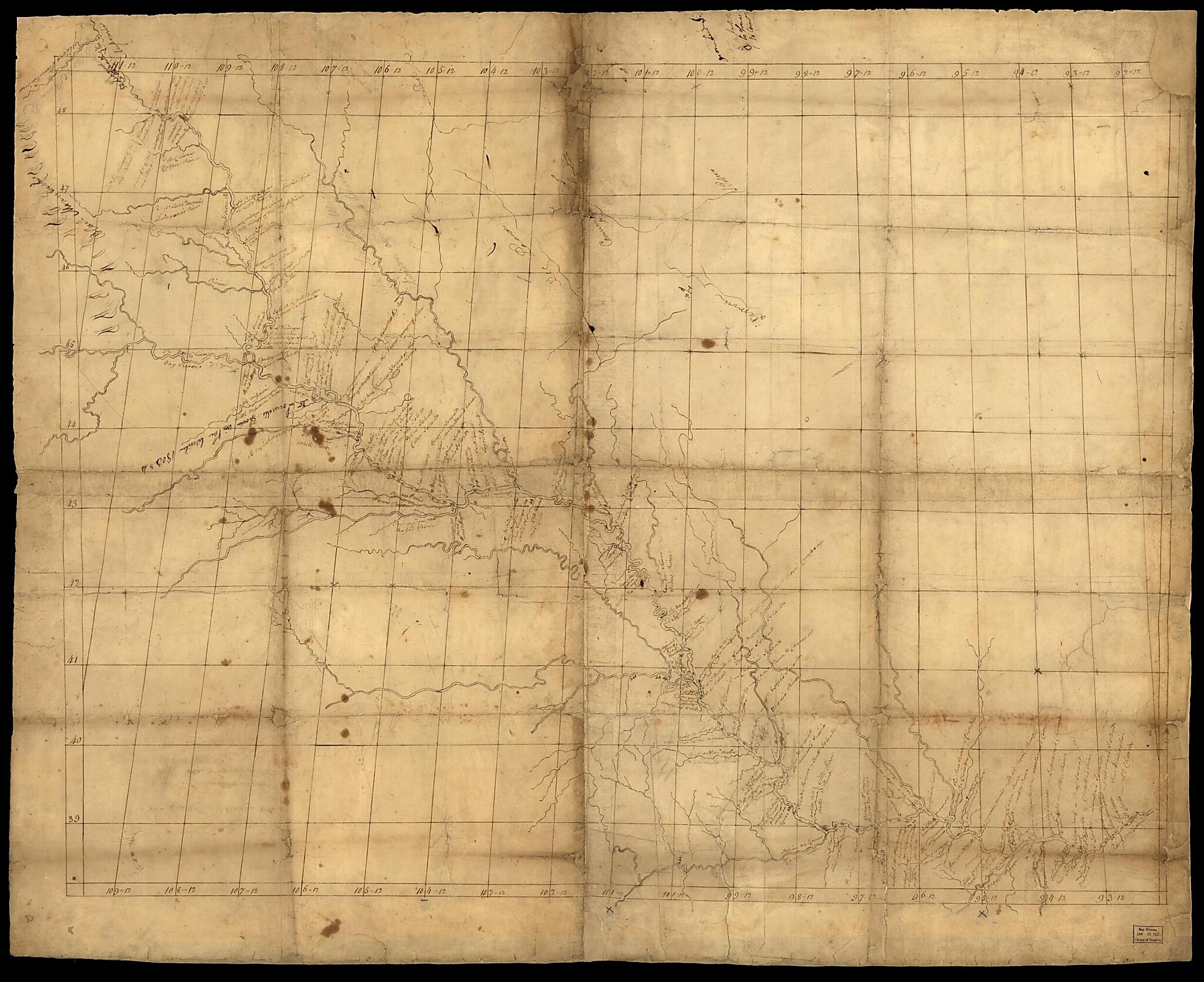 Map of Missouri River and Vicinity from Saint Charles, Missouri, to Mandan Villages of North Dakota : Used by Meriwether Lewis and William Clark In Their 1804 Expedition Up Missouri River 1798 by Relic Map Company
