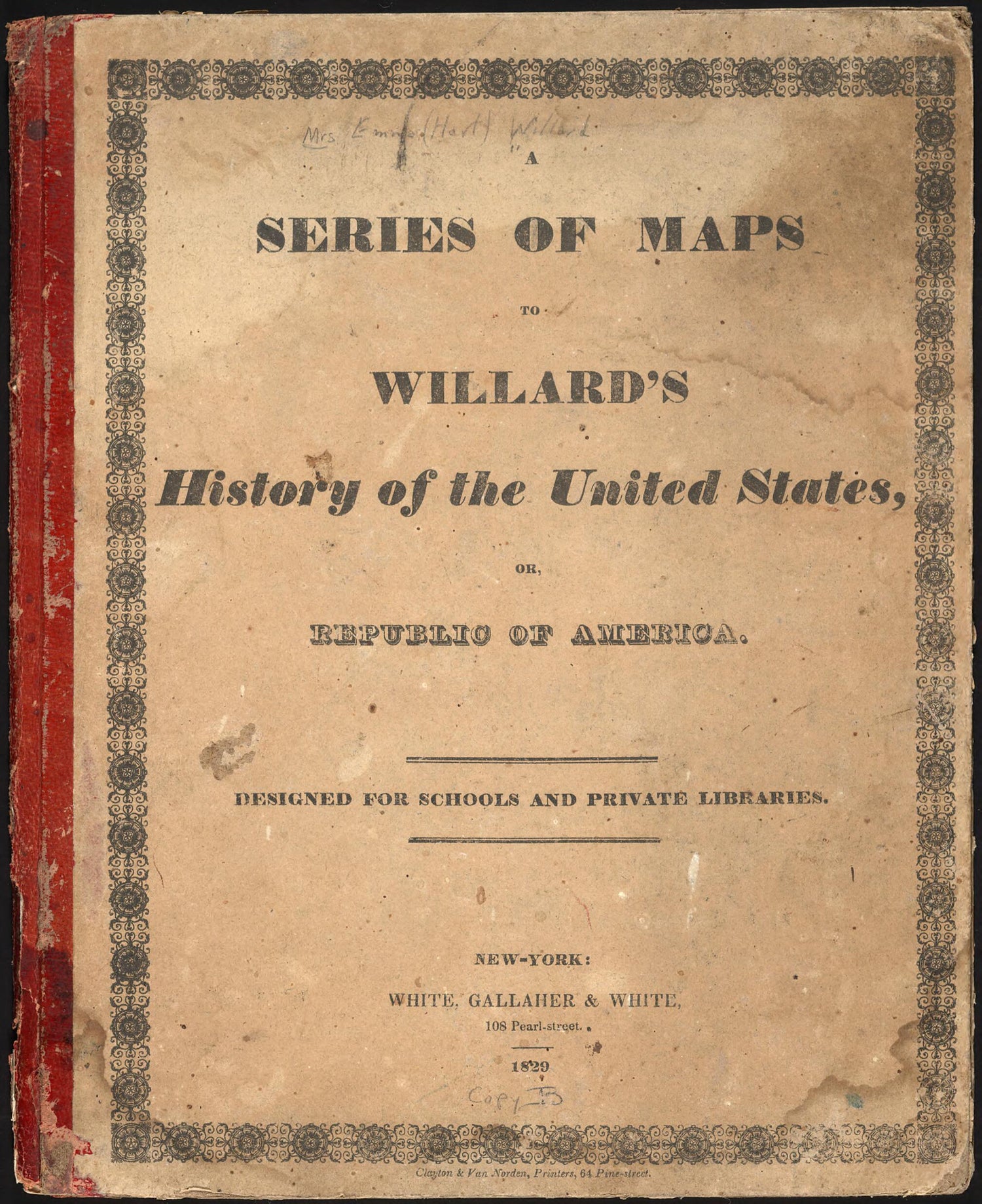 This old map of A Series of Maps to Willard&