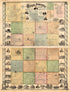 Map of Knox County, Illinois in 1861 by Relic Map Company