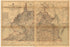 Post Route Map of the States of Virginia and West Virginia : Showing Post Offices With the Intermediate Distances and Mail Routes In Operation On the 1st of September, in 1896 by Relic Map Company