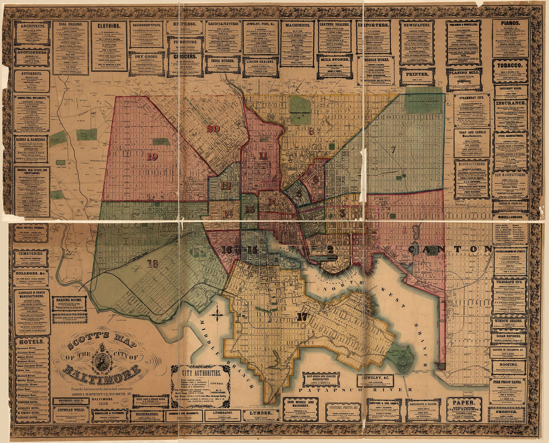 This old map of Scott&