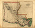 Louisiana 1814 by Relic Map Company