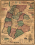 Map of Frederick County, Md. Accurately Drawn from Correct Instrumental Surveys of All the County Roads 1858 by Relic Map Company
