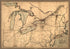 A Correct Map of the Seat of War in 1812 by Relic Map Company