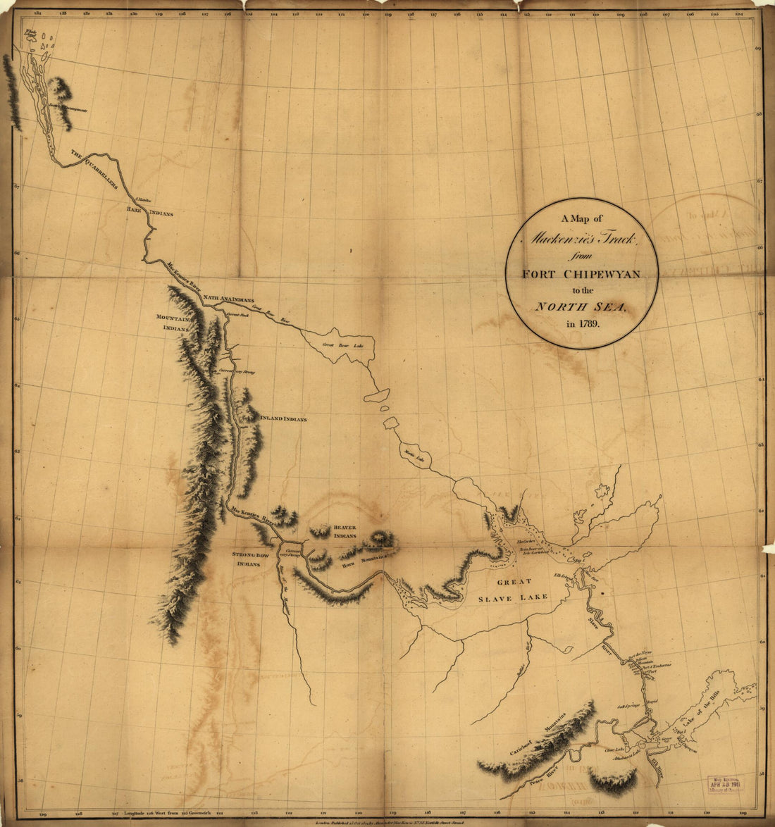 This old map of A Map of Mackenzie&