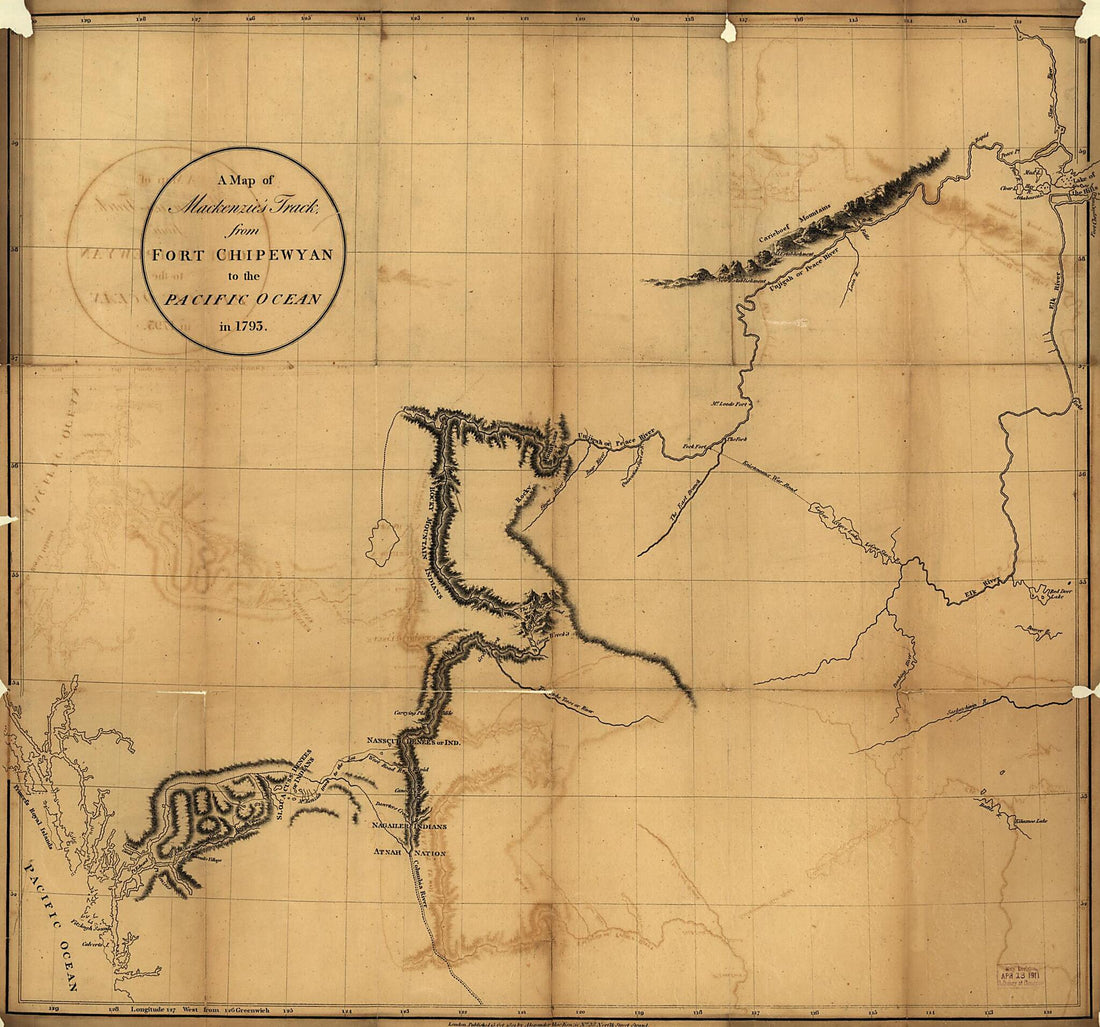 This old map of A Map of Mackenzie&