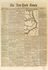 Civil War Newspaper Maps from the New York Times and the New York Herald 1861 by Relic Map Company