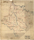 Caroline County, Virginia, Map of the Area Between Fredericksburg and Hanover, Va., Including Caroline County, and the Eastern Part of Spotsylvania County in 1860 by Relic Map Company