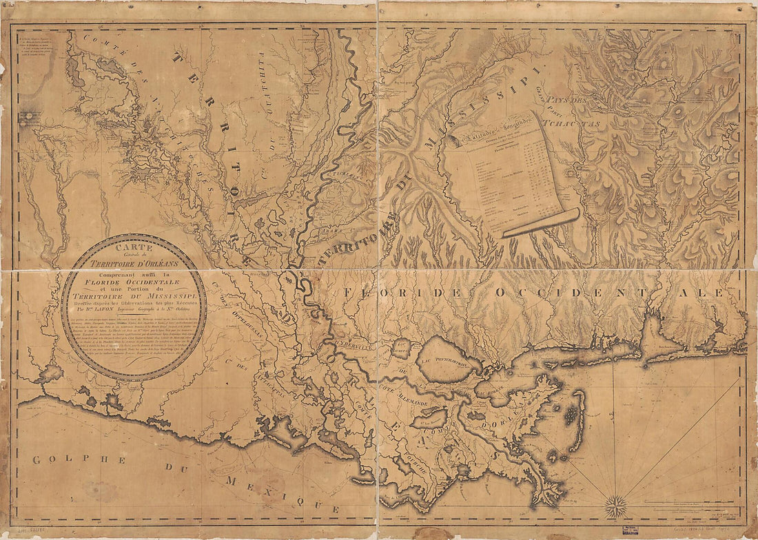 This old map of Carte Générale Du Territoire D&
