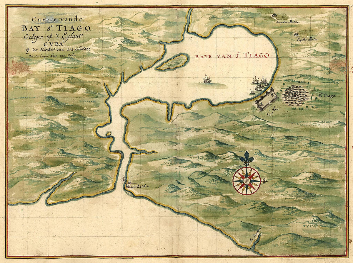 Caerte Vande Bay St. Tiago : Gelegen Op &