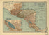 Central America 1902 by Relic Map Company