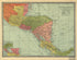 Central America 1904 by Relic Map Company