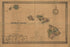 Map of the Hawaiian Islands in 1876 by Relic Map Company