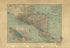 Central America 1900 by Relic Map Company