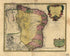 Le Bresil 1719 by Relic Map Company