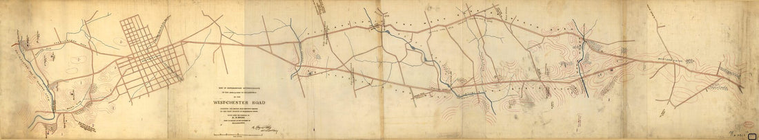 This old map of Chester Road : Including the Section from Newtown Square to the East Branch of the Brandywine Creek from 1863 was created by A. D. (Alexander Dallas) Bache,  United States Coast Survey, Henry L. Whiting in 1863