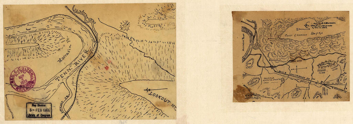 -Tenn. Profield sic June 1863 (-Tenn. Profiled June 1863) by Relic Map Company