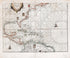 Insvlæ Americanæ In Oceano Septentrionali Cum Terris Adjacentibus. (Insulæ Americanæ In Oceano Septentrionali Cum Terris Adjacentibus) 1634 by Relic Map Company