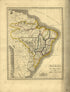 Nova Carta Do Brazil E Da America Portugueza, Anno De in 1821 by Relic Map Company