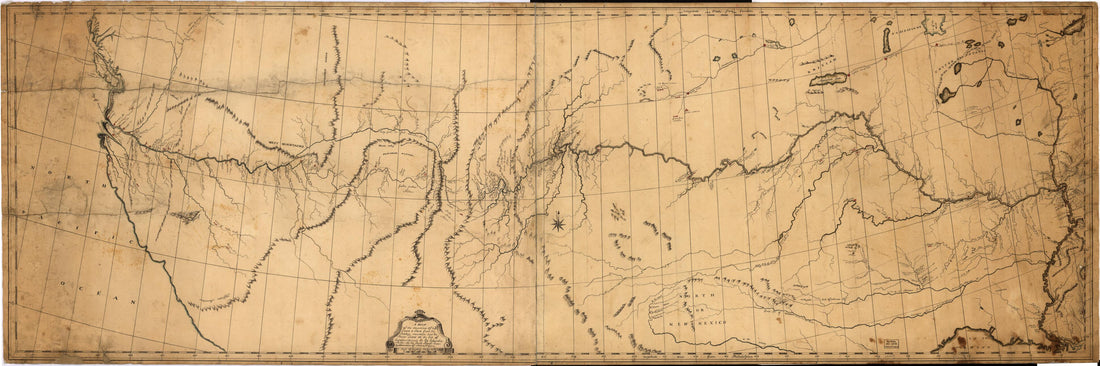 This old map of A Map of the Discoveries of Capt. Lewis &amp; Clark from the Rockey Mountain and the River Lewis to the Cap of Disappointement Or the Coloumbia River at the North Pacific Ocean from 1807 was created by Robert Frazer in 1807