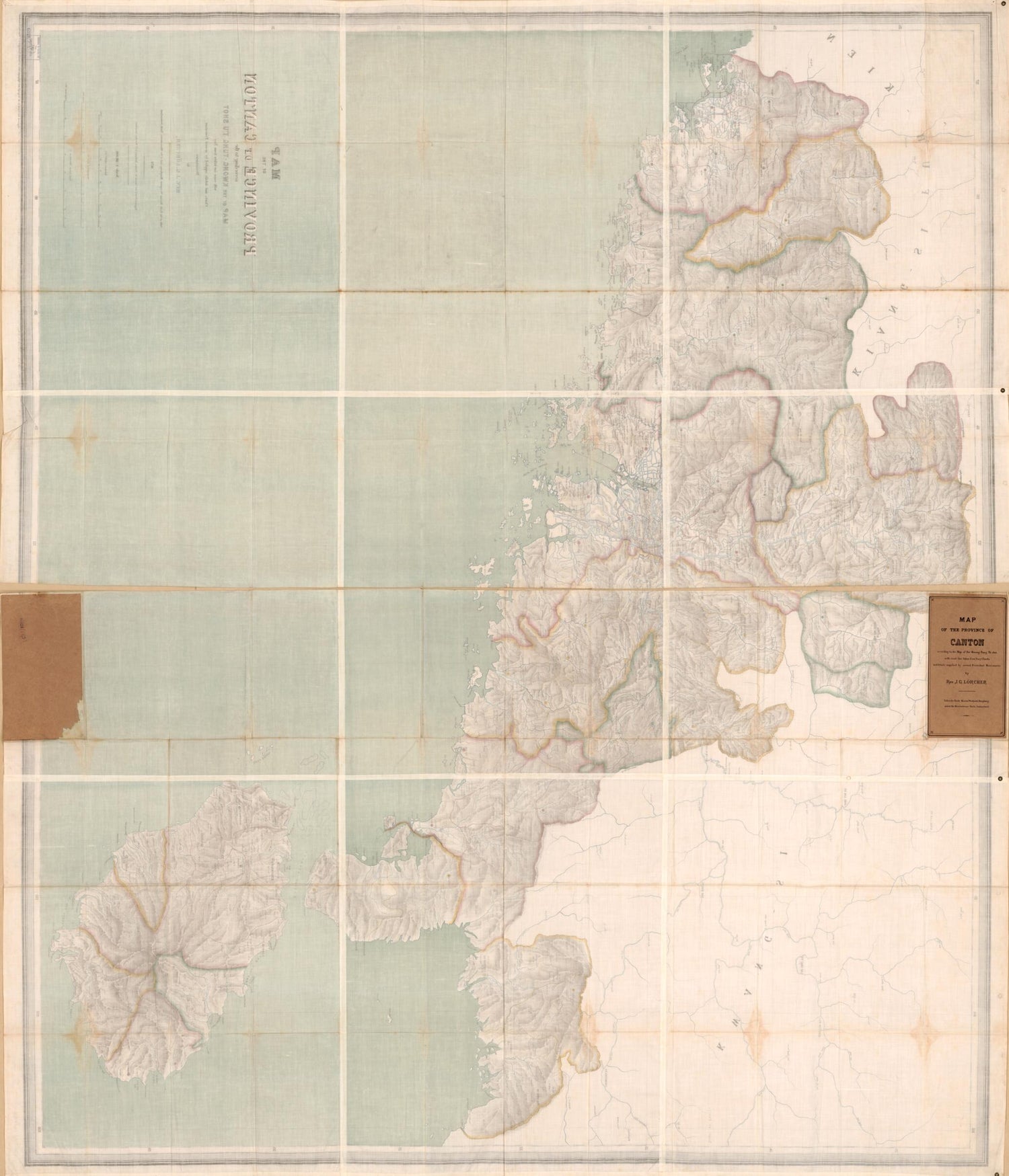 This old map of Tung Tʻu Shot : With Coast-line Taken from Navy Charts and Details Supplied by Several Protestant Missionaries (Map of the Province of Canton) from 1879 was created by J. G. Lörcher in 1879