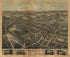 View of Oneida, New York : 1874 by Relic Map Company