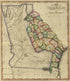 The State of Georgia in 1810 by Relic Map Company