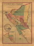 Government Map of Nicaragua : From the Latest Surveys Ordered by President Patricio Rivas and Genl. William Walker ; Executed Under the Supervision of the Señor Fermín Ferrer, Governor of the Western Department, in 1856 by Relic Map Company