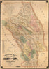 Official Map of the County of Napa, California : Compiled from the Official Records and Latest Surveys 1895 by Relic Map Company