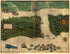 Cabo Verde, Cartagena, Colombia, Dominican Republic, Florida, Great Britain, Saint Augustine, Santo Domingo, Santo Dominigo, São Tiago Island in 1589 by Relic Map Company