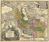 Imperii Persici In Omnes Suas Provincias Nova Tabula Geographica 1724 by Relic Map Company