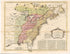 The British & French Dominions In North America : Particularly Shewing the French Encroachments Through All the British Plantations from Nova Scotia Down to the Gulf of Mexico. (British and French Dominions In North America) 1758 by Relic Map Company