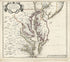 A New Map of Virginia, Maryland, and the Improved Parts of Pennsylvania & New Jersey 1700 by Relic Map Company