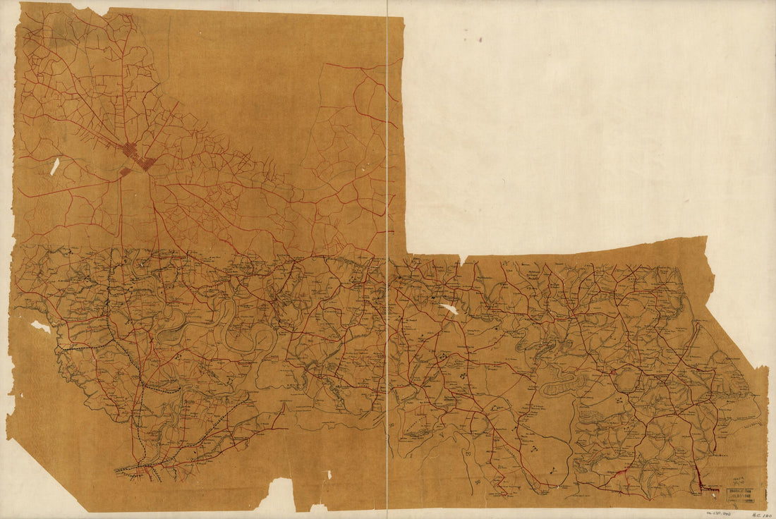 This old map of Map of the James River Valley from the Vicinity of Richmond to Chesapeake Bay : Including Parts of Henrico, Chesterfield, Charles City, and James City Counties, Va. from 1862 was created by  in 1862