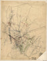 Sketch of the Battlefield of Gettysburg, July 1st and 2nd, in 1863 by Relic Map Company