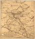 Map Showing the Lines of Entrenchments of the C.S. Army of Northern Va., extending from the Totopotomoy to the Chickahominy, and the Positions of the Brigades of the 2nd Corps, A.N. Va., from May 23rd to June 10, 1864 by Relic Map Company