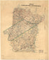 Map of Pr. George, Surry, Sussex, and Southampton Counties (Map of Prince George, Surry, Sussex, and Southampton Counties) 1865 by Relic Map Company