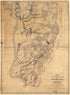 Map of the Confederate Lines from New Bridge Road to Chafins Bluff 1864 by Relic Map Company