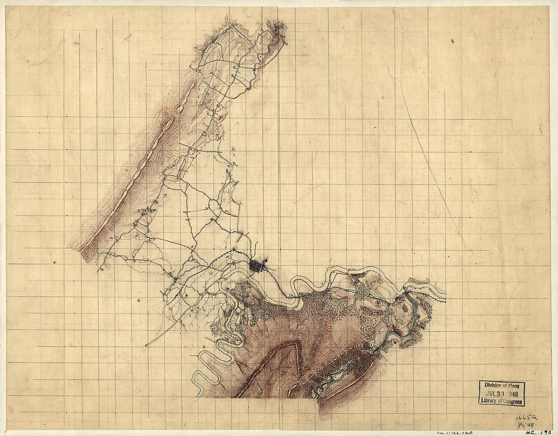This old map of Map of the Vicinity of Strasburg, Virginia from 1860 was created by  in 1860