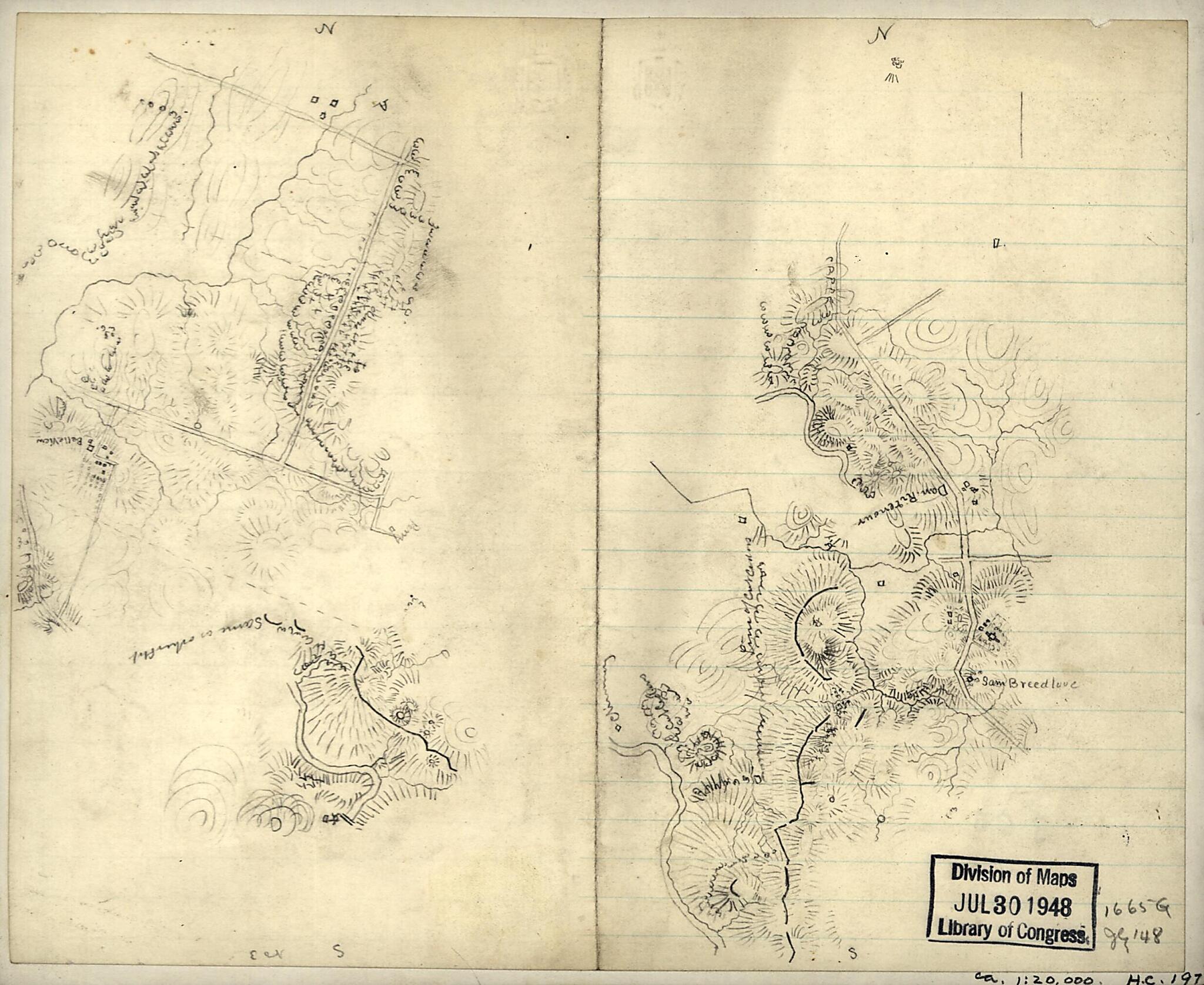 This old map of Preliminary Sketch of a Portion of the Belle Grove Or Cedar Creek Battlefield Area from 1864 was created by Jedediah Hotchkiss in 1864